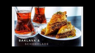 Baklava Schokoladen Baklava orientalisches Essen Türkisches Dessert [upl. by Swan]