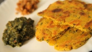 Makki Ki Roti Corn Flour Pancakes By Seema  Punjabi Style Makki Di Roti  Lohri Special Recipe [upl. by Drarig231]