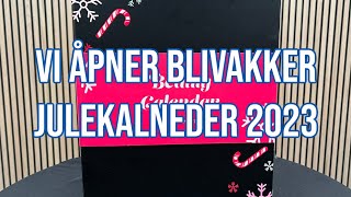 BliVakker julekalender 2023  Vi åpner årets kalender for å sjekke innholder [upl. by Ennaitak]