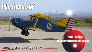 Hiperlight SN8 Ultralight Aircraft Top rated ultralight aircraft of the early 1980s [upl. by Reger440]