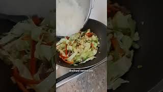 Stir fried vermicelli noodles recipe noodles stirfriednoodles [upl. by Aneed815]