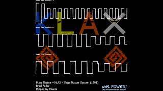 KLAX  Sega Master System  Brad Fuller [upl. by Enerak]