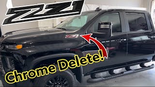 2022 Silverado 3500 HD Z71 Black Out Badge Now Its A Midnight Edition [upl. by Notsa]