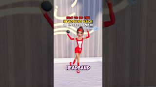 how to do the HEADBAND HACK on DRESS TO IMPRESS ⭐️ dresstoimpress roblox dti [upl. by Htedirem]