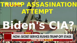 Trump Assasination Attempt  a Lunatic The CIA [upl. by Yardna808]