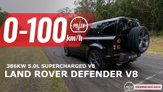 2023 Land Rover Defender 110 P525 V8 0100kmh amp engine sound [upl. by Aleck]