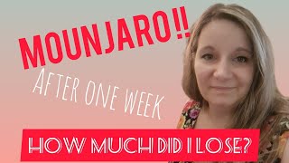 My weight loss journey Part 2 Mounjaro amp Slimfast First week update How much did I lose [upl. by Jocelyne40]