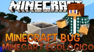 Minecraft Bug 152  Minecart com Energia Infinita [upl. by Clough]