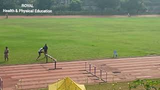 Steeple Chase  Inter Collegiate Competitions Athletics steeplechase viral [upl. by Spector]