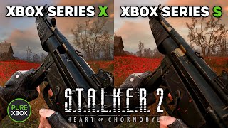 Stalker 2 Xbox Series X Vs Series S  Side By Side Gameplay Comparison [upl. by Kellsie224]