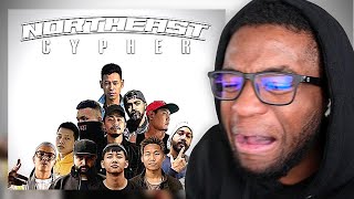 INDIAN RAP🤯🔥 Northeast Cypher 2020  Indian Hiphop REACTION [upl. by Eltsirc]