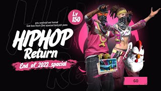 Finally Hip Hop Bundle Return 😮 Year End Special 50 Discount Event  Booyah Pass 50 Discount [upl. by Kery]