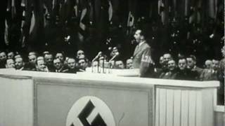 1943 Goebbels fordert den quotTotalen Kriegquot [upl. by Aisset]