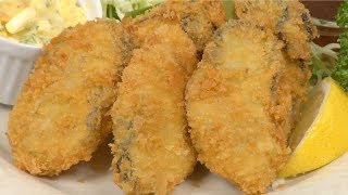 Kaki Fry Recipe DeepFried Breaded Oysters  Cooking with Dog [upl. by Egide]