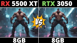 RX 5500 XT VS RTX 3050  ONCE GOOD CARDS NOW OBSOLETE IN 2023 [upl. by Atwekk]