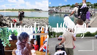 DAY IN THE LIFE six children Cornwall holiday family of 8 [upl. by Delmore]