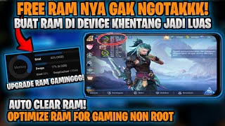 Gila RAM Gaming Buat HP Khentang Auto Smooth – Optimized RAM Non Root [upl. by Filmore12]