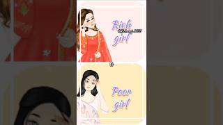 Rich girl vs Poor girl chooseyourstyle choose edit chooseoutfit [upl. by Neiv276]