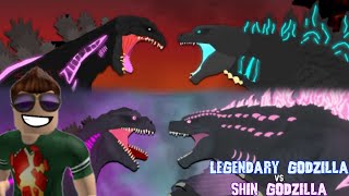 REACT LEGENDARY GODZILLA E EVOLVED GODZILLA VS SHIN GODZILLA  ANIMATION  DINOMANIA [upl. by Marcellus]