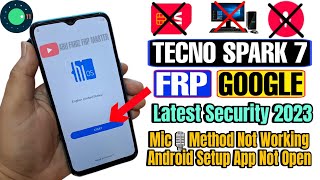 Tecno Spark 7 FRP Bypass Android 11  Tecno KF6iKF6jKF6kKF6pPR651 Google Account Bypass  No PC [upl. by Ahsemrac]