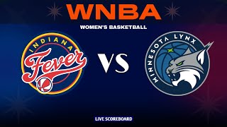 Indiana Fever vs Minnesota Lynx  2024 WNBA Regular Season Live Scoreboard [upl. by Sophi155]