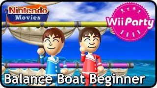 Wii Party  Balance Boat Beginner 2 Players [upl. by Jennilee508]