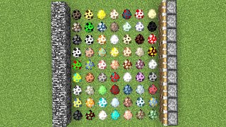 all minecraft eggs combined [upl. by Vassar527]