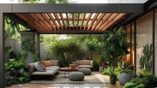 200 NEW Modern Terrace Pergola Designs 2024 Backyard Patio Design Home Garden Landscaping ideas [upl. by Yared]