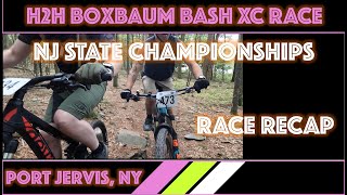 RACE RECAP 2024 H2H Port Jervis NY Boxbaum Bash XC MTB Race [upl. by Manson]