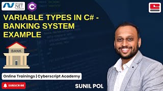 VARIABLE TYPES IN C  BANKING SYSTEM EXAMPLE [upl. by Torrell359]