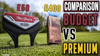 £50 vs £400  GOLF PUTTER TEST [upl. by Auqeenwahs]