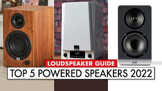 Top 5 Powered Speakers 2022 Mission vs Klipsch vs SVS vs ELAC [upl. by Rednave]