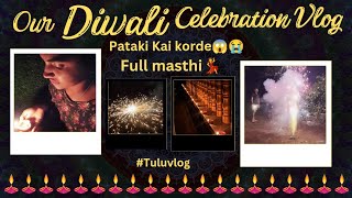 Deepawali celebration💥 Pataki Kai korde 😱  Cousins Full masthi💃tuluvlogger tulutalks familyvlog [upl. by Iv]