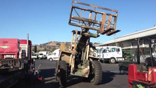 Pettibone MC6000RTL 6000 Capacity Military Forklift [upl. by Hakceber]