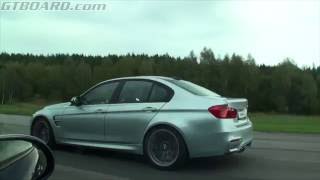 BMW M3 F80 vs Mercedes SL600 V12 BiTurbo with ECU tune [upl. by Quent]