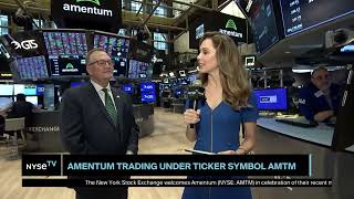 Steve Arnette COO at Amentum Joins NYSE TV Live [upl. by Aitekram]