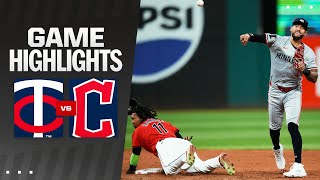 Twins vs Guardians Game Highlights 91624  MLB Highlights [upl. by Mossolb]