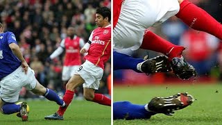 Horror Tackles and Fouls in Football  Red Card Moments  Injuries in Football  Worst Tackles [upl. by Marci436]