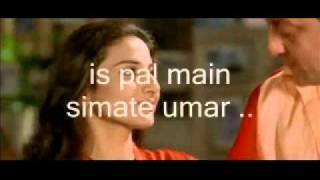 Pal Pal Har Palinstrumental amp LyricsLago Rahe Munnabhai [upl. by Eynahpets900]