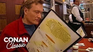 Conan Goes To The Deli  Late Night with Conan O’Brien [upl. by Irak747]