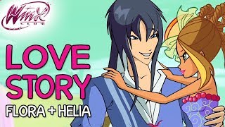 Winx Club  Flora and Helias love story from Season 2 to Season 7 [upl. by Aryk]