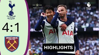 Tottenham VS Westham 41  English Premier League 20242025  All Goals Highlights [upl. by Uda]