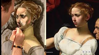 Alla Prima Painting Study  Caravaggios Judith [upl. by Chlori696]