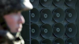 South Responds to North Korea With Loudspeakers [upl. by Anneliese955]