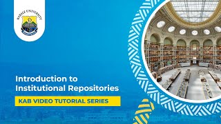 Introduction to Institutional Repositories [upl. by Nylimaj175]