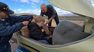 Taking my grandson aiden up for his first plane ride [upl. by Assenahs]