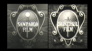 Due rare varianti primo logo Sampaolofilm una in francese copie in 16mm [upl. by Aicittel]