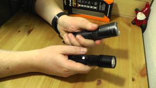 Fenix PD35 vs Nitecore SRT6 13 Cree XML2  EDC LED Taschenlampen Flashlights [upl. by Anytsyrk]