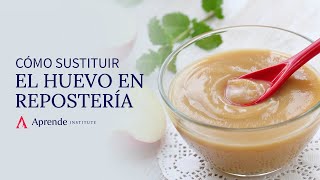 ¿Cómo sustituir el huevo en una receta  Pastelería vegana y vegetariana 💚  Aprende Institute [upl. by Alleahcim]