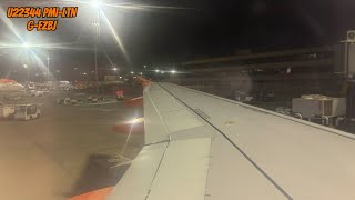 INCREDIBLE FLIGHT easyJet A319111 GEZBJ U22344 from Palma De Mallorca to London Luton  61024 [upl. by Felizio]